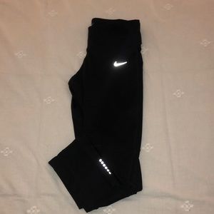 Black nike running leggings